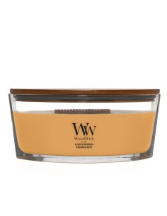 WoodWick Ellipse Golden Bourbon Vela Aromática con Mecha de Madera y Aroma Cálido