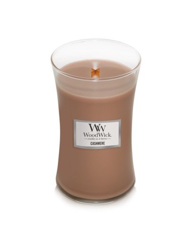 WoodWick Bote Grande Cashmere Vela Aromática con Mecha de Madera
