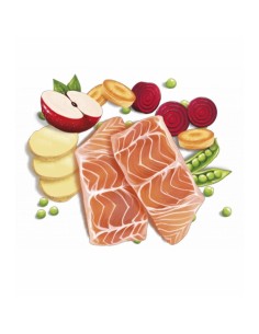 Fresh Mediterranean Blend Adult Sensitive 12KG alimento completo para perros adultos con digestión sensible 2