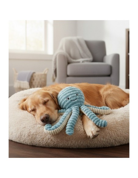 TB Pulpo Crujiente Juguete para Perros Activo y Divertido