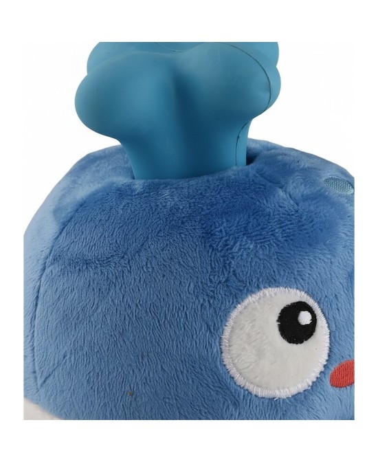 TB Ballena de Peluche con Chorro de Goma Juguete para Perros Activo y Divertido