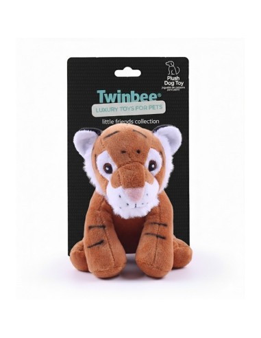 Tigre 15CM con Sonido Squeaker Juguete para Perros Activo y Divertido
