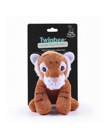 Tigre 15CM con Sonido Squeaker Juguete para Perros Activo y Divertido