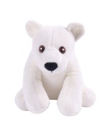 Oso Polar 15CM con Sonido Squeaker Juguete Interactivo para Perros