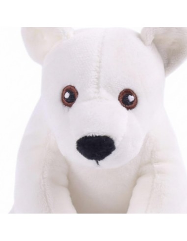 Oso Polar 15CM con Sonido Squeaker Juguete Interactivo para Perros