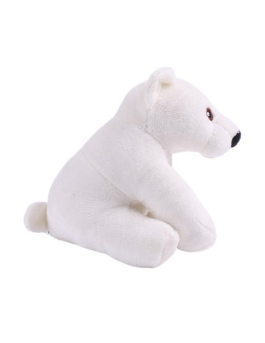 Oso Polar 15CM con Sonido Squeaker Juguete Interactivo para Perros