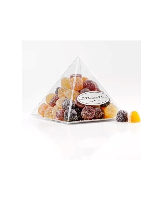 PIRAMIDE GELATINA FRUTAS LA MAISON DE VINCENT 180G