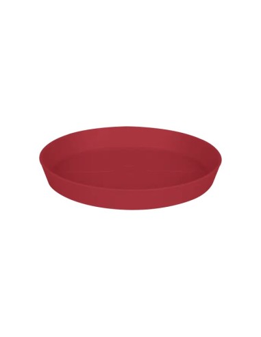 Plato Redondo 25 cm Rojo - Vajilla Moderna y Resistente