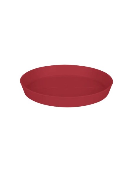 Plato Redondo 25 cm Rojo - Vajilla Moderna y Resistente