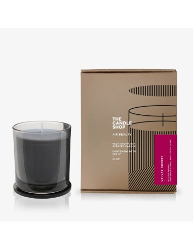 Vela Grey L Velvet Cherry - Vela Aromática Elegante y Sofisticada