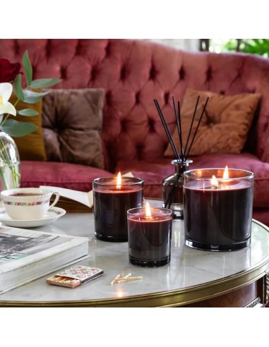 Vela Grey XL Velvet Cherry - Vela Aromática Grande y Elegante