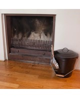 Cubo de Cenizas con Pala para Chimeneas Estufas y Barbacoas