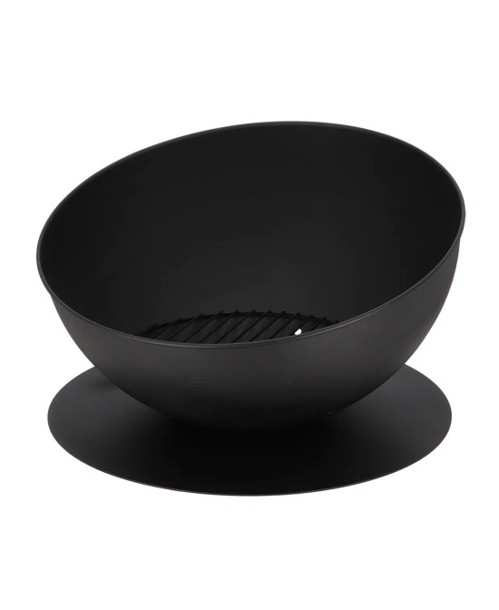Cuenco Inclinado sobre Cuenco Negro Decorativo Moderno para Hogar y Oficina