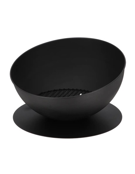 Cuenco Inclinado sobre Cuenco Negro Decorativo Moderno para Hogar y Oficina