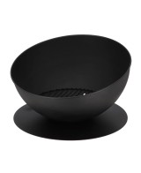 Cuenco Inclinado sobre Cuenco Negro Decorativo Moderno para Hogar y Oficina
