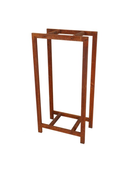 Leñero Rústico M para Chimeneas Estufas y Almacenamiento de Leña