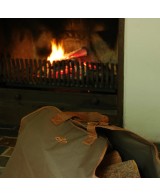 Bolsa de Transporte de Leña Resistente para Chimeneas Estufas y Fogatas