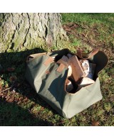 Bolsa de Transporte de Leña Resistente para Chimeneas Estufas y Fogatas