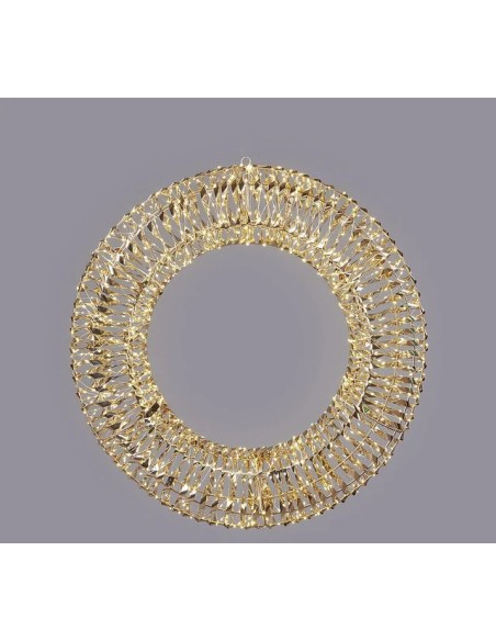 Corona decorativa con 720 microLED | Iluminación festiva para hogar