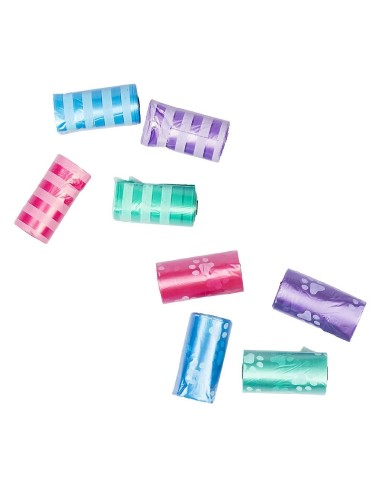 Duvo Bolsas Higiénicas Pastel resistentes y prácticas para mascotas