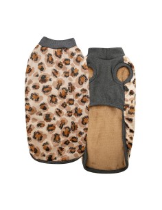 Yagu Moda Abrigo Capa Leopardo T-35 para perros pequeños elegante y cómodo 2