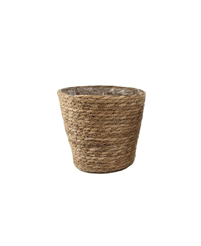 Basket Osaka Straw Luna Seagrass 21.5x19cm Marron Cesto Decorativo Natural
