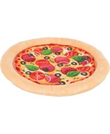 Pizza de peluche 26 cm para perros juguete grande y divertido