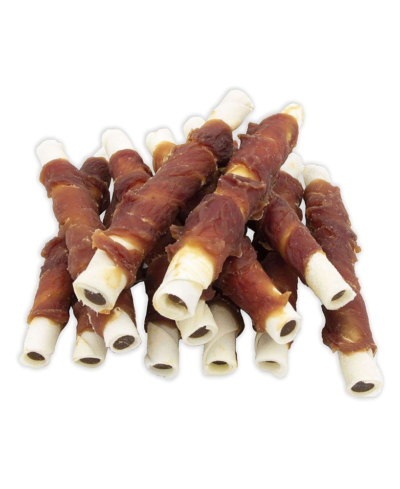 Rollito de pato relleno 1KG snack premium para perros