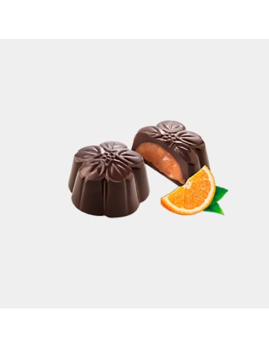FLORES AMATLLER 70% CACAO NARANJA LATA 72G