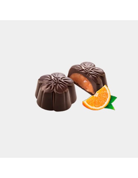 FLORES AMATLLER 70% CACAO NARANJA LATA 72G