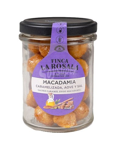 MACADEMIA FINCA LA ROSALA CARAMELIZADA AOVE Y SAL FCO 90G
