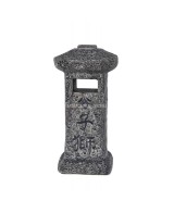 Linterna de cerámica Ranwkei-Gata 11x11x23 cm decoración japonesa