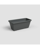 Jardinera Venezia 40 cm Antracita Maceta Decorativa para Exterior e Interior