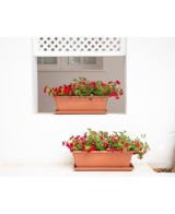 Jardinera Venezia 40 cm Antracita Maceta Decorativa para Exterior e Interior