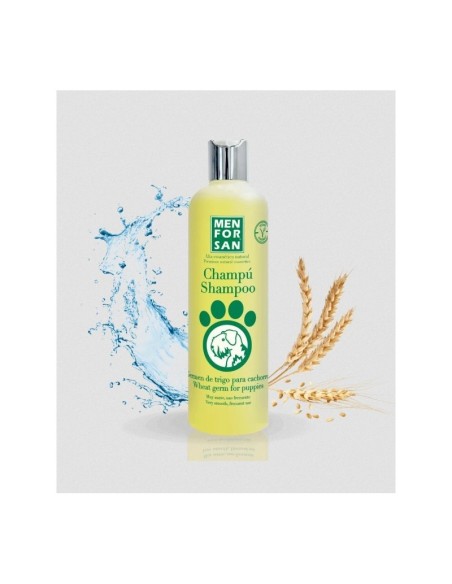 Champú Germen de Trigo para Cachorros 1L  Suave, Nutritivo y Brillante | Endanea Mascotas