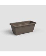Jardinera Venezia 50 cm Bronce  Maceta elegante y resistente para interiores y exteriores