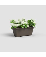 Jardinera Venezia 50 cm Bronce  Maceta elegante y resistente para interiores y exteriores