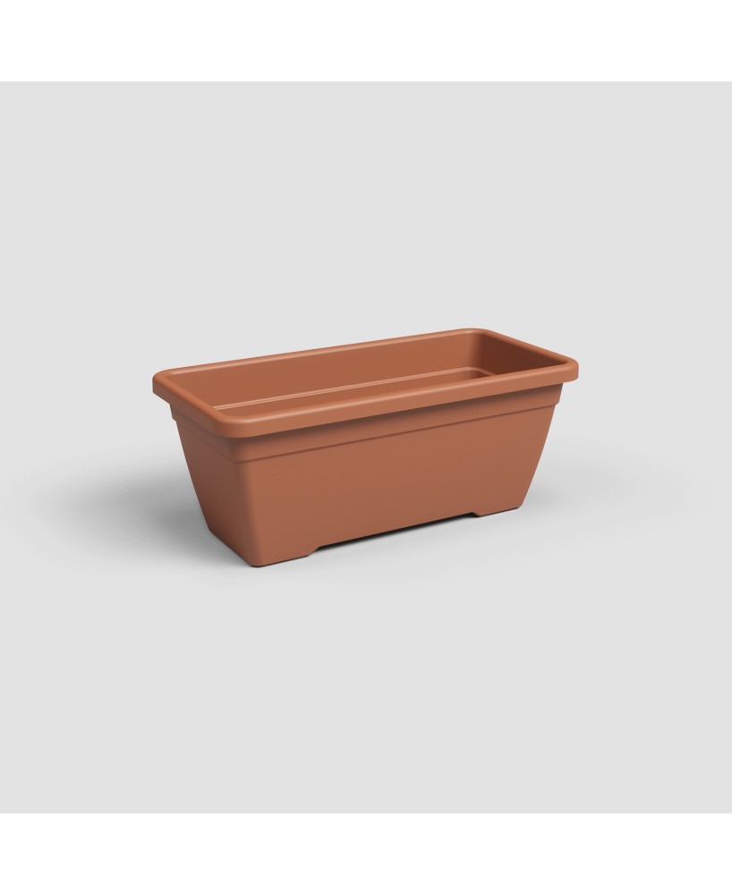 Jardinera Venezia 50 cm Terracota  Maceta resistente y elegante para interiores y exteriores