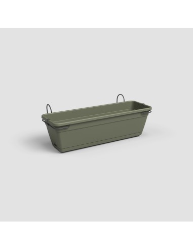 Jardinera Venezia Balcon RA Kit 50 cm Bronce - Maceta Elegante para Balcones y Terrazas