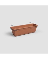 Jardinera Venezia Balcon RA Kit 50 cm Terracota - Maceta Elegante para Balcones y Terrazas