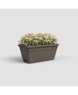 Jardinera Venezia RA 60 cm Bronce - Maceta Elegante para Balcones, Terrazas y Jardines