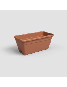 Jardinera Venezia RA 60 cm Terracota - Maceta Elegante y Funcional para Balcones, Terrazas y Jardines