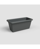 Jardinera Venezia XL 100 cm Antracita | Decoración y Cultivo para Exterior e Interior