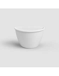 Maceta Algarve Pared 30cm Blanco - Decoración Funcional para Jardines Verticales y Terrazas