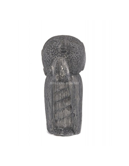Figura de cerámica Jizo rezando 12x12,5x25 cm decoración zen