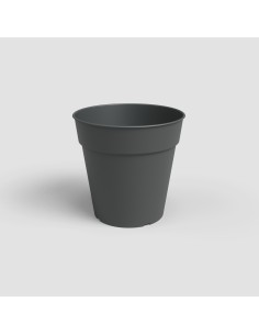 Maceta Madagascar 17 cm Antracita para Producción y Trasplante de Plantas