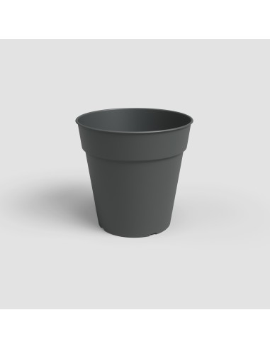 Maceta Madagascar 17 cm Antracita para Producción y Trasplante de Plantas