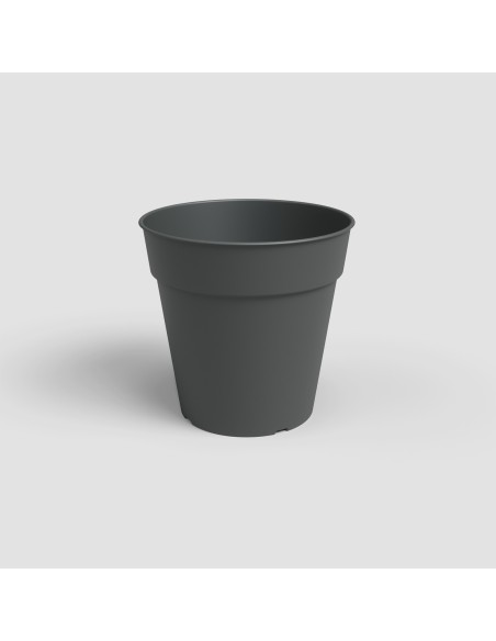 Maceta Madagascar 23 cm Antracita para Producción y Trasplante de Plantas
