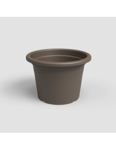Maceta Venezia Cilindro 20 cm Bronce para Plantas Ornamentales y de Interior