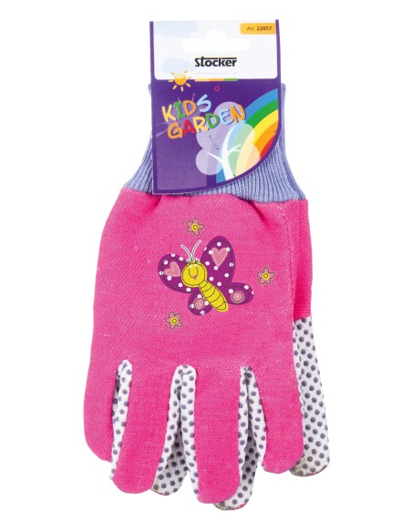 Guante Rosa Infantil Stocker  Guantes Cálidos y Cómodos para Niños | Endanea Garden

